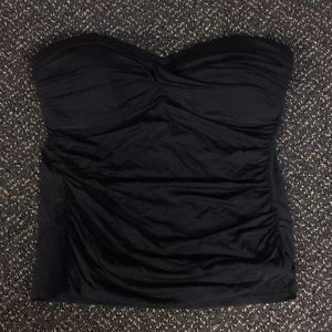 Black swim top